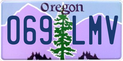 OR license plate 069LMV