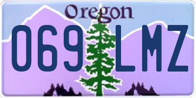 OR license plate 069LMZ