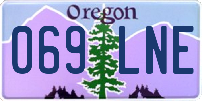 OR license plate 069LNE