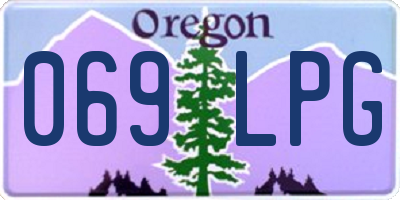 OR license plate 069LPG