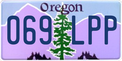 OR license plate 069LPP