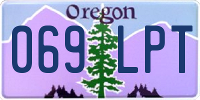 OR license plate 069LPT