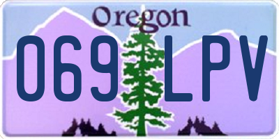 OR license plate 069LPV