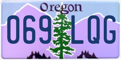 OR license plate 069LQG