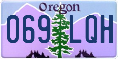 OR license plate 069LQH