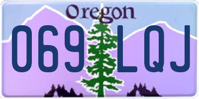 OR license plate 069LQJ