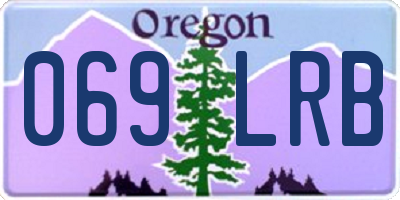 OR license plate 069LRB