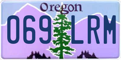 OR license plate 069LRM