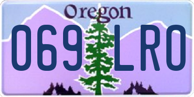 OR license plate 069LRO