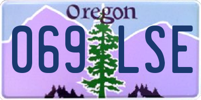 OR license plate 069LSE
