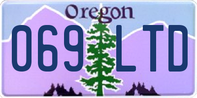 OR license plate 069LTD