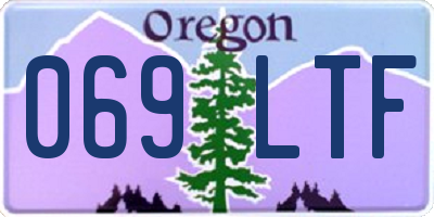 OR license plate 069LTF