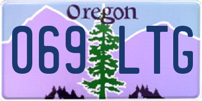 OR license plate 069LTG