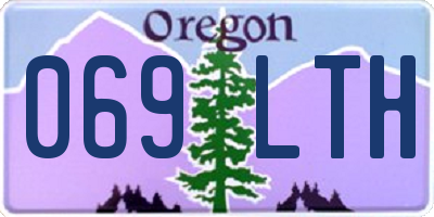 OR license plate 069LTH