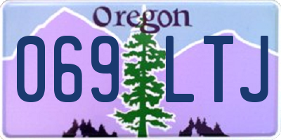 OR license plate 069LTJ