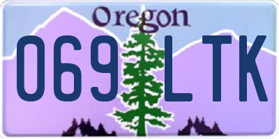 OR license plate 069LTK