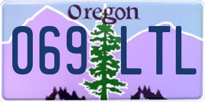 OR license plate 069LTL