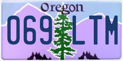 OR license plate 069LTM