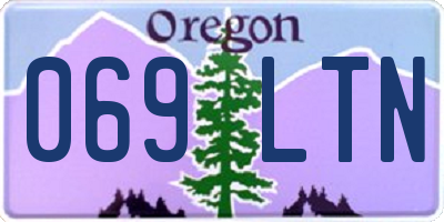 OR license plate 069LTN