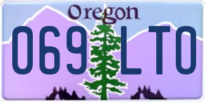 OR license plate 069LTO