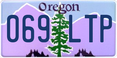 OR license plate 069LTP