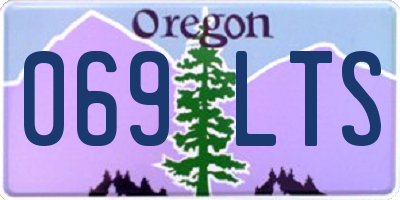 OR license plate 069LTS