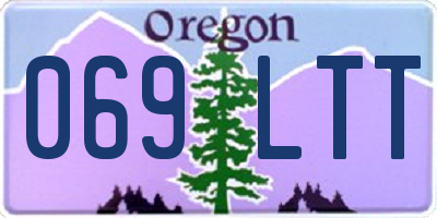 OR license plate 069LTT