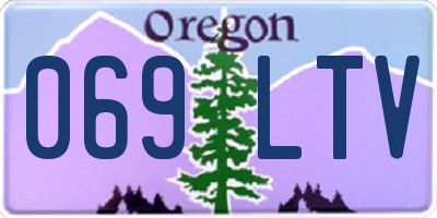 OR license plate 069LTV