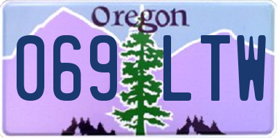 OR license plate 069LTW