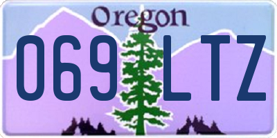 OR license plate 069LTZ