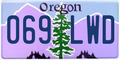 OR license plate 069LWD