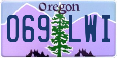 OR license plate 069LWI
