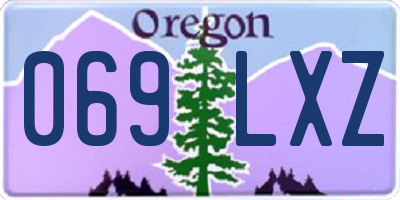 OR license plate 069LXZ