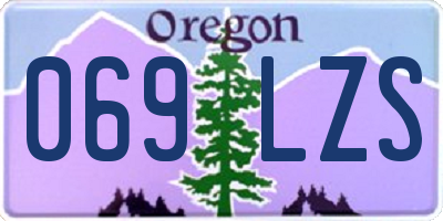 OR license plate 069LZS