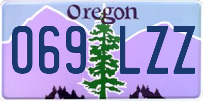 OR license plate 069LZZ