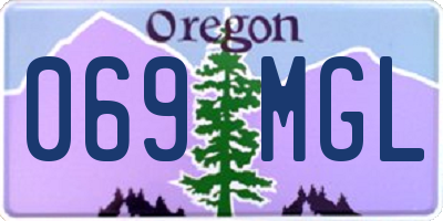 OR license plate 069MGL