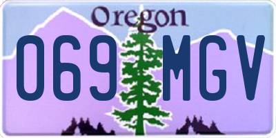 OR license plate 069MGV
