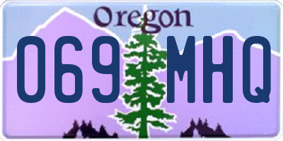 OR license plate 069MHQ