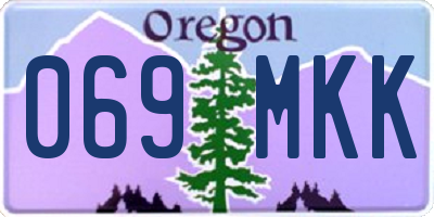 OR license plate 069MKK