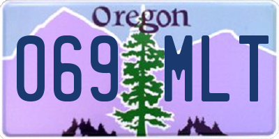 OR license plate 069MLT