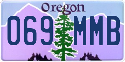 OR license plate 069MMB