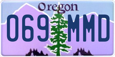 OR license plate 069MMD