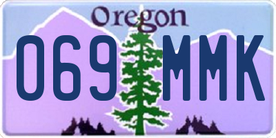 OR license plate 069MMK