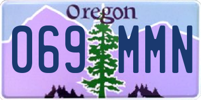 OR license plate 069MMN