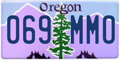 OR license plate 069MMO
