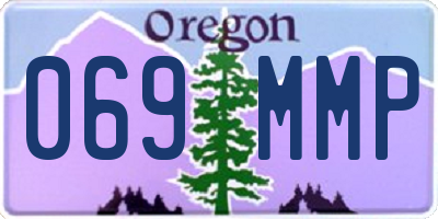OR license plate 069MMP