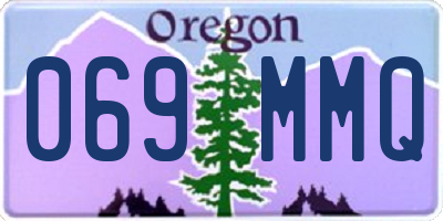 OR license plate 069MMQ