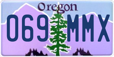 OR license plate 069MMX