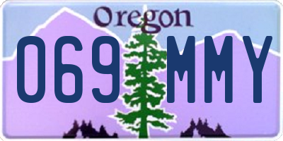 OR license plate 069MMY