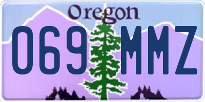 OR license plate 069MMZ